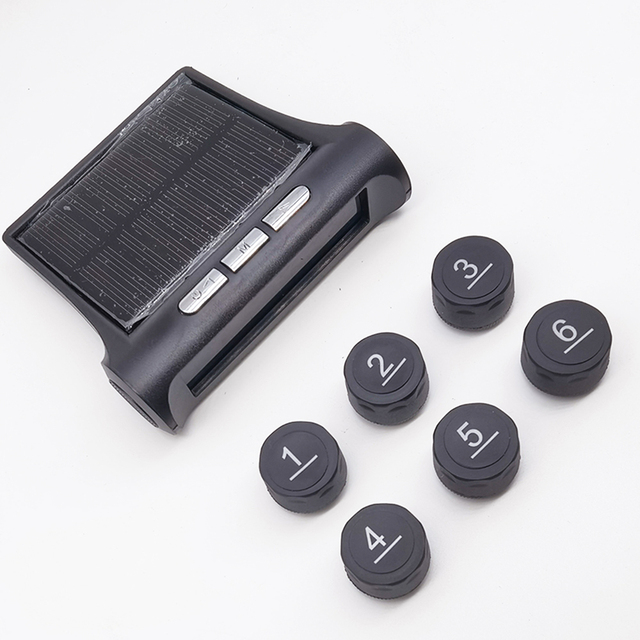 6 Wheel Tpms Suitable for Truck Trailer Tire Pressure Monitoring Wireless Data Transmission Tire Pressure Monitoring