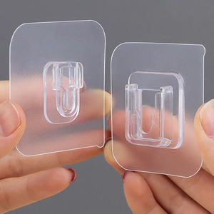 Crochets Muraux Adhésifs Multifonction Nouveauté, Patères Robustes sans Clou, Cintre à <span class=keywords><strong>Crochet</strong></span> Collant pour Accessoires d'Organisation de Cuisine - Product Image 1