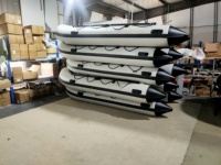 Vente directe usine pour bateau gonflable en aluminium et PVC YUNFAN SD380 - Yacht sportif et bateau rapide, épaisseur 0,9 mm