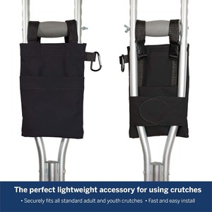 Muestra gratuita Bastón de apoyo Bliss con mango desmontable, muleta antideslizante para axila, bastones axilares para personas mayores lesionadas, con bolsa - Product Image 4