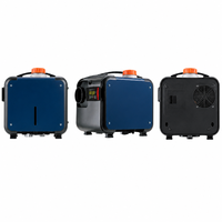 Chauffage d'air horizontal diesel KAIDA 8KW 12V/24V avec télécommande LCD, faible consommation de carburant 0,1L/H, chauffage de stationnement pour camion, camping-car, bus