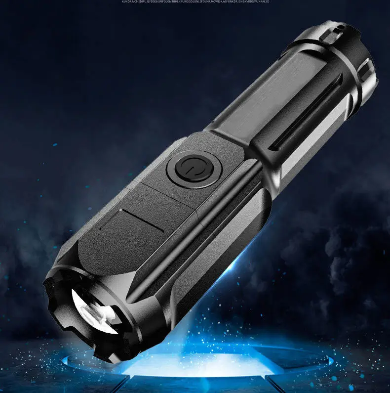 Wholesale multi-functional glare flashlight ABS glare spotlight outdoor cycling accessories high quality bicycle light