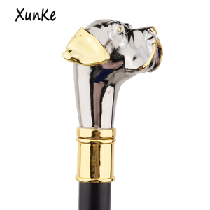 Bastón para caminar de moda de Metal Pug de oro negro desmontable precioso Noble encantador bastones de <span class=keywords><strong>autodefensa</strong></span> - Product Image 3