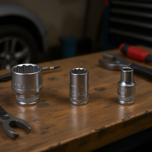 Fervi Polygonal <b>Socket</b> Wrench Normal Series 12mm 10mm <b>8mm</b> Chrome Vanadium Steel - Product Image 3