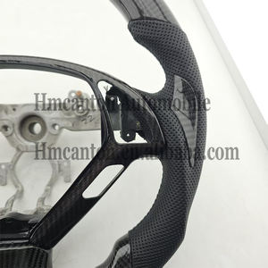 Volante Deportivo de Fibra de Carbono y Cuero Perforado para Infiniti G27 G37, Venta al Por Mayor - Product Image 4