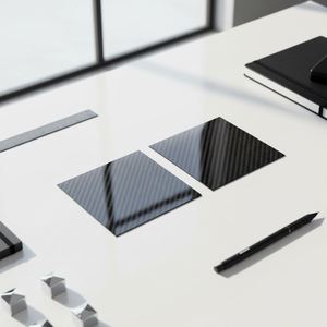 SHENYU Tablero de Fibra de Carbono 3K Multicolor (Tejido Plano) de 5 mm de Grosor, Ligero, de Alta Resistencia, Personalizable, Decorativo y Multifuncional - Product Image 2