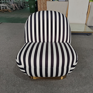 Sillón <span class=keywords><strong>de</strong></span> tela moderno para sala <span class=keywords><strong>de</strong></span> estar, sofá perezoso individual giratorio, sillón <span class=keywords><strong>de</strong></span> ocio <span class=keywords><strong>de</strong></span> terciopelo supersuave personalizado - Product Image 3