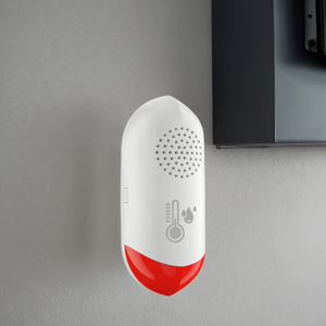 Hygromètre thermomètre intelligent Tuya WiFi, moniteur d'intérieur avec alerte sonore de 80 dB et alarme lumineuse, matériau ABS - Product Image 3