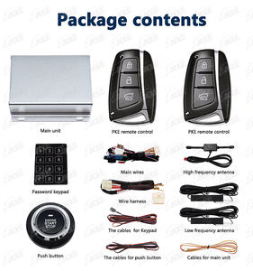 Eagle sécurité bouton poussoir universel démarrage à distance système d'alarme d'entrée sans clé moteur arrêt étoile alarme de voiture - Product Image 5