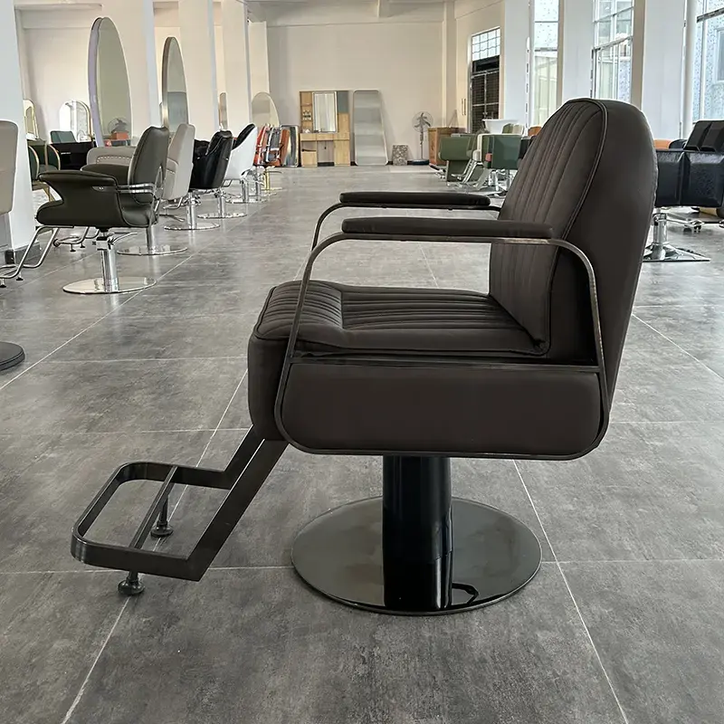 Barber Salon Shop Takara Belmont Friseurs tuhl Metall Handlauf für Haars ch neides tühle rotierender Strandkorb