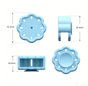 Silicone Shower Steamer Holder with Suction Cup Aromatherapy Steamer <b>Tray</b> Shower Wall Floor Draining Soap Dish <b>Bath</b> Bomb - Product Image 4