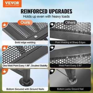 Soporte de ordeño metálico para cabras y ovejas Db Wholesale, 47x23 pulgadas, altura ajustable, para granjas, equipo de ganadería - Product Image 3