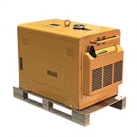 Générateur diesel silencieux à tension stable AVR, refroidi par air, 5 kVA 6 kVA, module d'alimentation de secours UPS sûr pour équipement électronique de bureau