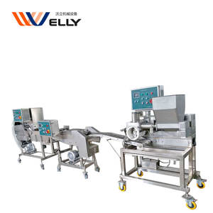 Equipo de pie de carne bien diseñado, línea de fabricante de pepitas de pollo <span class=keywords><strong>burger</strong></span> <span class=keywords><strong>king</strong></span>, acero inoxidable 304 - Product Image 2