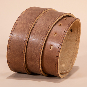 Nouvelle ceinture en cuir de vachette à grain supérieur pour hommes, ceinture rétro décontractée en cuir véritable à boucle aiguille tendance chinoise de l'usine source - Product Image 4