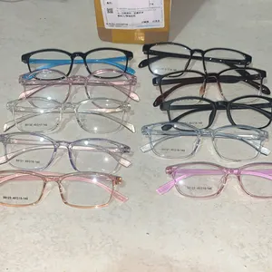 Cheap ready stock TR90 eyeglasses eyewear mixed colors custom logo pc optical frames for women men