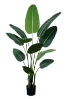 JOLAMIRA Plante Artificielle Banane du Voyageur, Grande, pour Intérieur, Salon, Style Nordique Luxe Léger, en PE+Fer+Tissu, Écologique et Durable