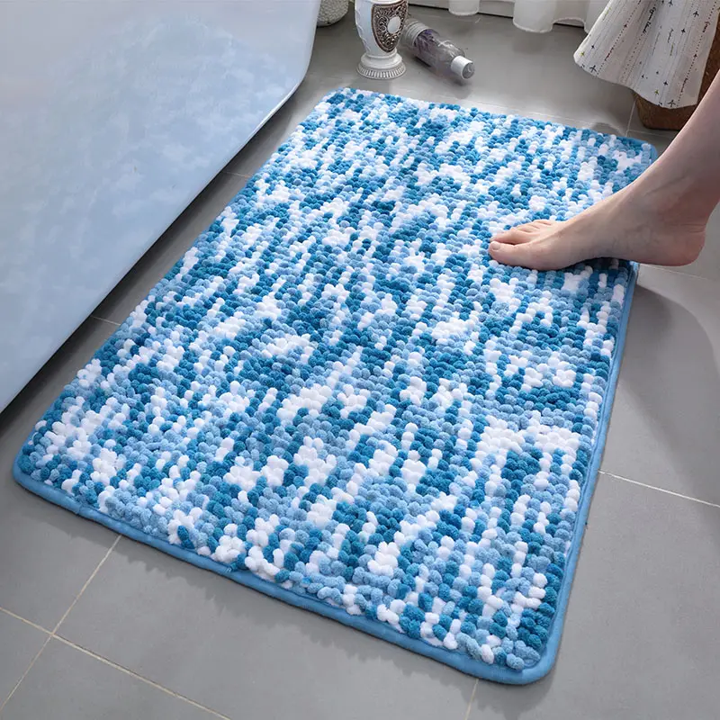 Китайский производитель, Быстросохнущий ковер и коврик для ванной, нескользящий напольный ковер из синели