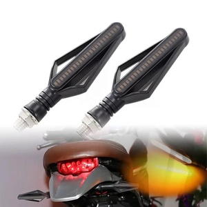 24 LED clignotants de moto indicateur de brouillard queue de frein Streamer <span class=keywords><strong>clignotant</strong></span> pour Yamaha Honda <span class=keywords><strong>KTM</strong></span> Kawasaki motos avant - Product Image 2