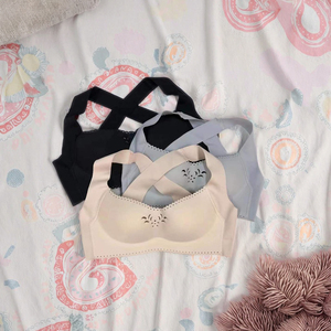 2021 vente chaude nouveau coton adolescent écoliers sous-vêtements nu jeune <span class=keywords><strong>Sexy</strong></span> adolescentes soutien-gorge sport soutien-gorge - Product Image 6
