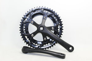 Vélo de route vélo pliant 52-42T double disque 7 8 <span class=keywords><strong>9</strong></span> <span class=keywords><strong>vitesses</strong></span> trou carré chaîne anneau grand plateau pédalier - Product Image 4