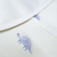 Bavoir imperméable pour bébé, grande poche, matériau PU, anti-salissure, pour nourrissons, tout-petits, garçons et filles