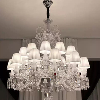 Lustre LED moderne de luxe DUOMEIJU, en cristal doré, hauteur réglable, faisceau à 360°, lampe personnalisée pour hall d'hôtel, villa, escalier, banquet