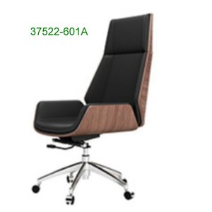 Simple and Comfortable Wooden Office <b>Chair</b> with Adjustable Height and Swivel Wheels 37522-601A - Product Image 5