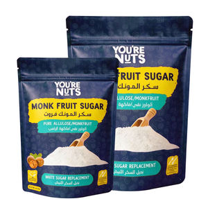 Bolsas Mylar de marca impresas personalizadas, papel de aluminio a prueba de olores, bolsas de embalaje de goma de azúcar resellables, bolsa de pie - Product Image 3