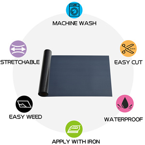 Renlitong Glitter Heat Transfer <strong>Vinyl</strong> Pu <strong>Blanks</strong> for <strong>Vinyl</strong> Crafts Htv Glitter Hot Press Adhesion