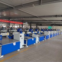 Machine de découpe PVC mélaminé 8*4 pieds, routeur CNC 3 axes à tête simple/double pour le travail du bois et la fabrication de meubles 1325 ATC1325