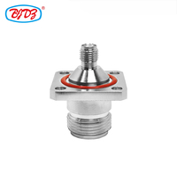 Assurance qualité N Type prise femelle vers SMA prise femelle montage à bride 4 trous 25*25mm RF coaxial adaptateur convertisseur connecteur