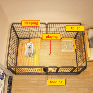 <span class=keywords><strong>Corgi</strong></span> orsacchiotto cani grande gabbia per cani custodia forte metallo per animali domestici cancelli e penne - Product Image 6