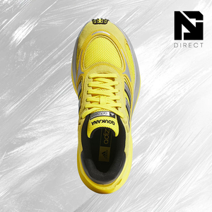 Zapatillas Adidas Goukana 'Light Yellow' para Correr, Parte Superior Transpirable, con Cordones, Punta Redonda, Estilo Deportivo - Product Image 4