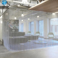 Rideau décoratif en maille d'anneau d'acier inoxydable
