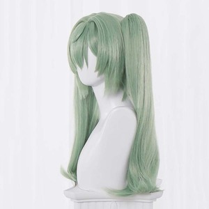 Accesorios de Disfraces de Halloween ZZZ Zenless Zone Zero, Peluca Verde de Doble Cola de <span class=keywords><strong>Corin</strong></span> Wickes, Cosplay, GAHC-030 - Product Image 3