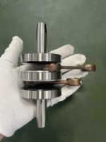 Vilebrequin de moteur d'avion et de drone 2 temps de précision mini personnalisé, usiné CNC en acier HSLA et acier inoxydable, pour moteur à essence brochée