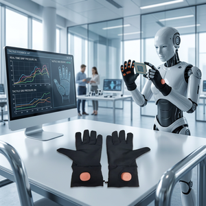 Capteur de force flexible pour la robotique humanoïde, solutions de gants de perception haptique robotique, matrice tactile flexible à <span class=keywords><strong>film</strong></span> mince - Product Image 5