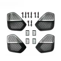 Kit d'éclairage d'ambiance 12V OE pour Audi Q7 Q8 2020-2023, 30 couleurs LED, couvercle de haut-parleur en métal, garniture de panneau de porte de voiture, lampe décorative