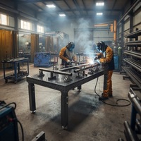 Plateforme de maintien de pièces pour soudage 3D haute précision, table de fixation réglable en fonte et acier pour fabrication industrielle et assemblage, Nouveau