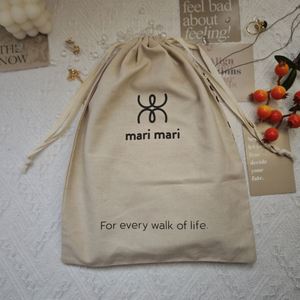 Bolsa de algodón personalizable con cordón para joyería, embalaje de regalo, bolsa antipolvo para ropa y dijes - Product Image 5