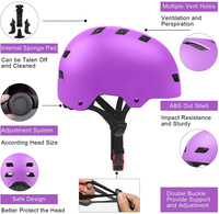 Casque de skateboard et de scooter ABS solide unisexe certifié CE et CPSC Casque électrique de vélo adulte Style sportif pour hommes et femmes