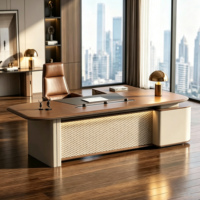 Bureau de direction moderne, bureau de bureau modulaire, armoire de rangement durable, mobilier de bureau commercial, bureau de bureau à domicile