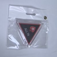 QINLONG Logo personnalisé concessionnaire de poker Texas en acrylique transparent tout en bouton essentiel pour vos jetons de poker et votre ensemble de plateaux