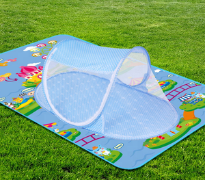 มุ้งกันยุงสำหรับเตียงเด็กแบบพกพาพับได้ 50 * 25.5 * 27.5 นิ้ว - Product Image 5