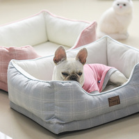 Canapé-lit pour chien de haute qualité, design solide, amovible, lavable, orthopédique, personnalisé, luxueux, doux, écologique