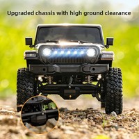 JJRC Nouvelle Voiture RC 4x4 Wrangler de Simulation Électrique Tout-Terrain, Modèle en Plastique pour l'Escalade, Jouet pour Garçons