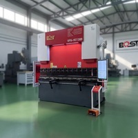Presse plieuse CNC BOST entièrement automatique, hydraulique, avec moteur durable pour l'aluminium et l'acier au carbone, prix compétitif