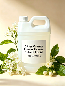 Extrait concentré <span class=keywords><strong>de</strong></span> <span class=keywords><strong>fleur</strong></span> <span class=keywords><strong>d</strong></span>'orange amère naturelle en vrac, liquide aromatisant hydrosoluble pour boissons et préparation <span class=keywords><strong>alimentaire</strong></span> - Product Image 1