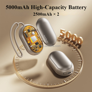 Scaldamani Elettrico Magnetico 2-in-1 Ricaricabile Riscaldamento Rapido 5000mAh Riutilizzabile Portatile per Natale e Caccia - Product Image 5